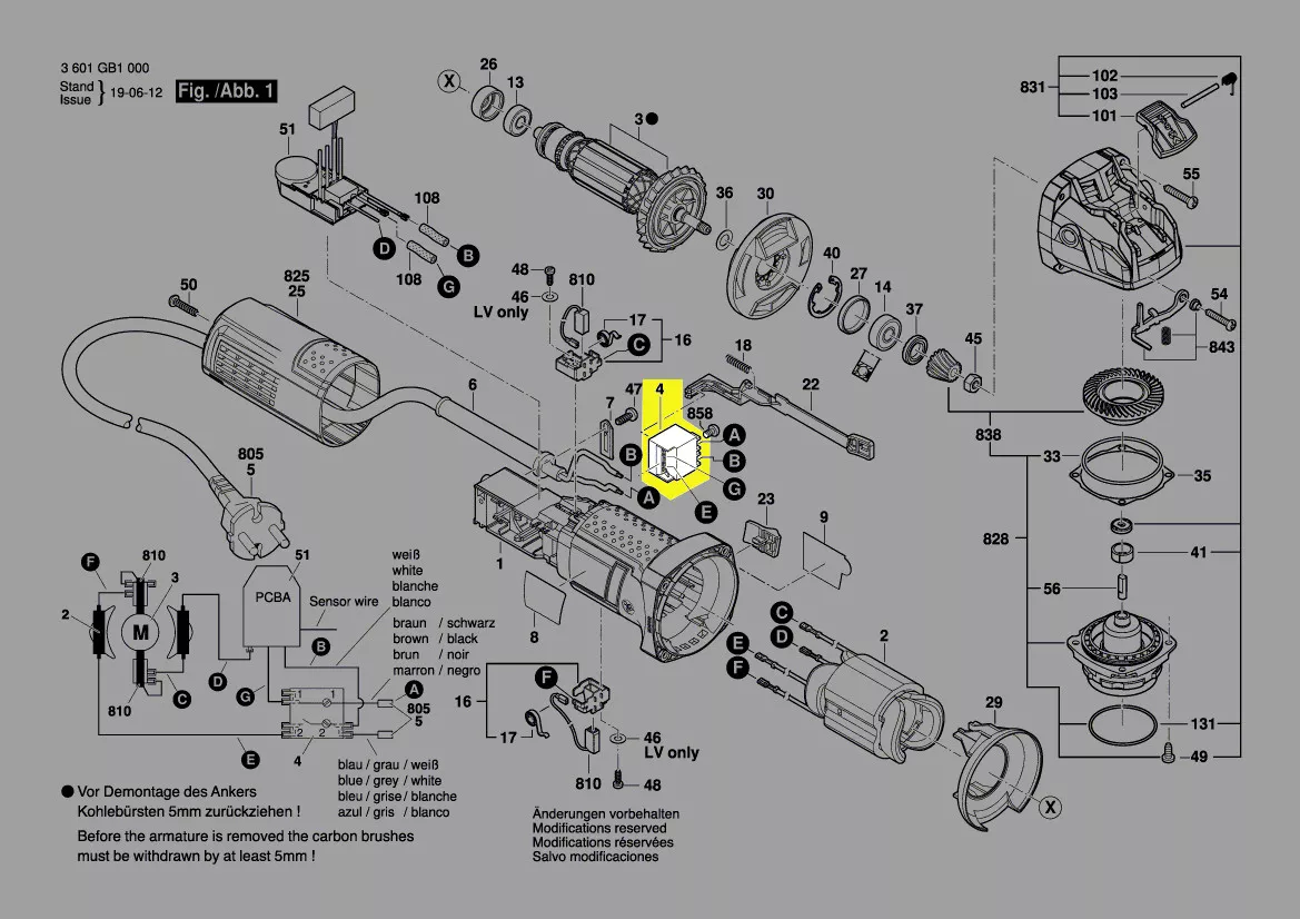 Interrupteur réf. 1 607 200 31S Bosch
